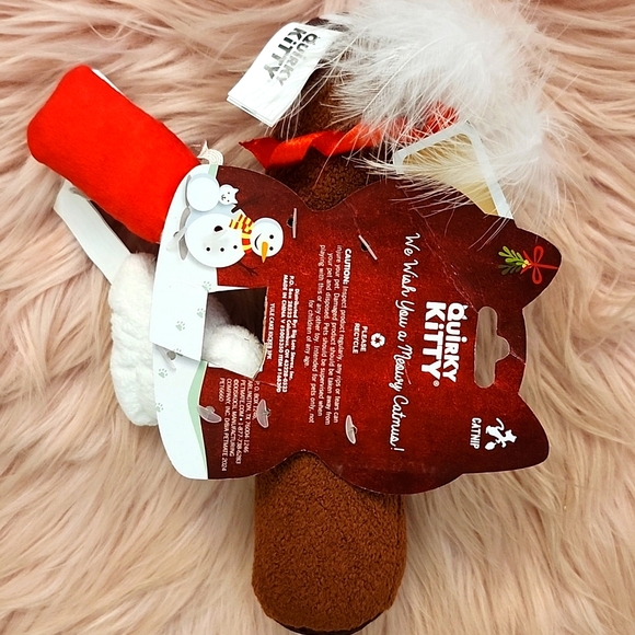 Brand New Quirky Kitty HOLIDAY INSPIRED CATNIP KICKER TOY-3CT - Picture 2 of 4